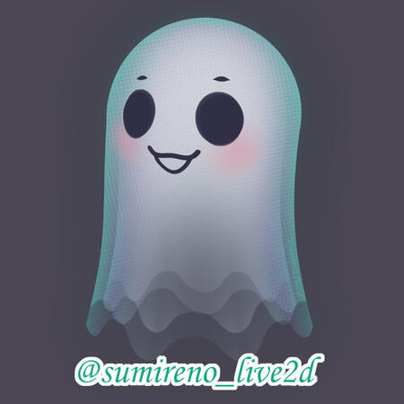 Ghost vtuber model